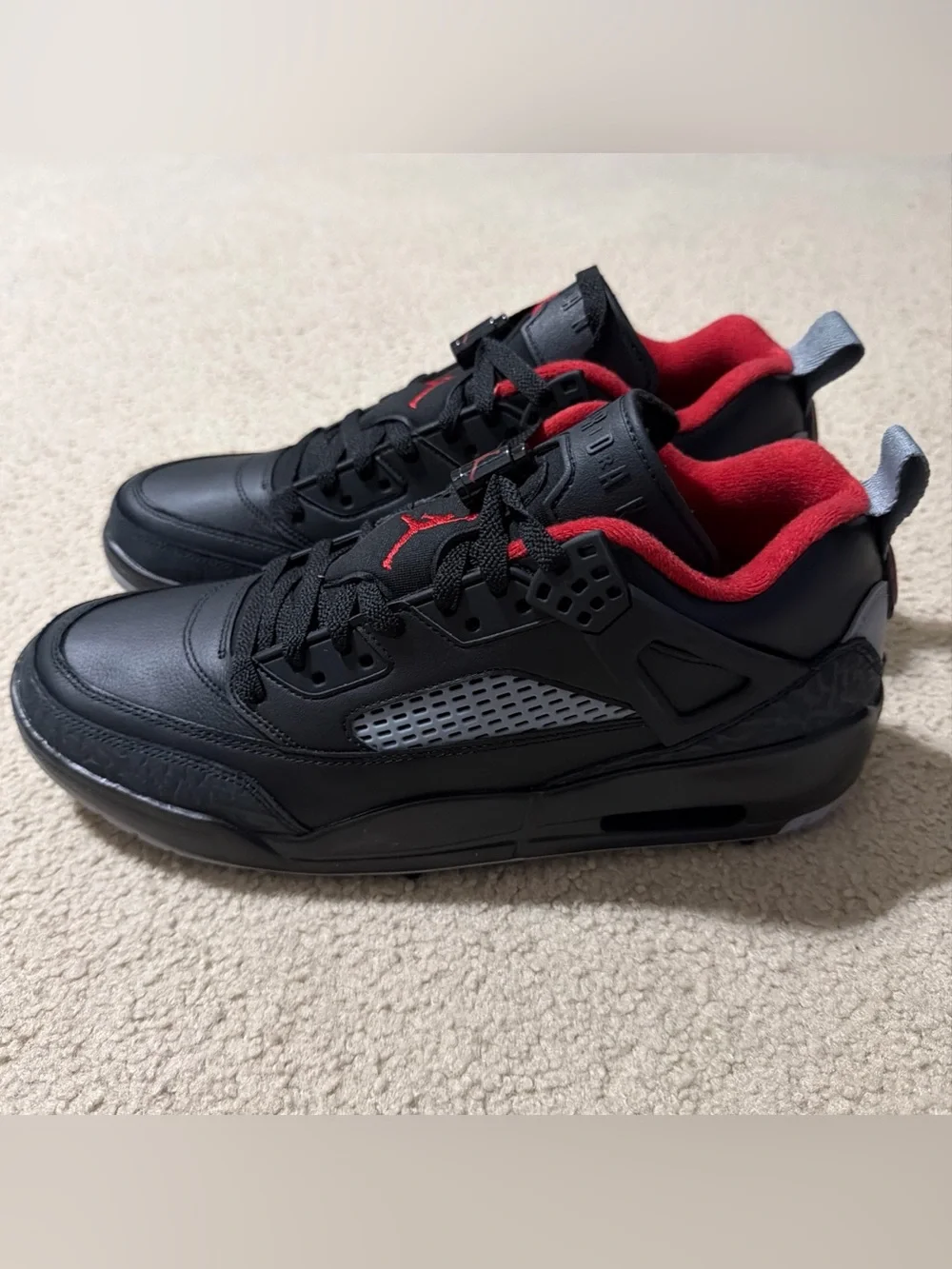Nike Jordan Spizike G Golf Shoes Men’s Size 10 Black Varsity Red HQ4365-002 NEW